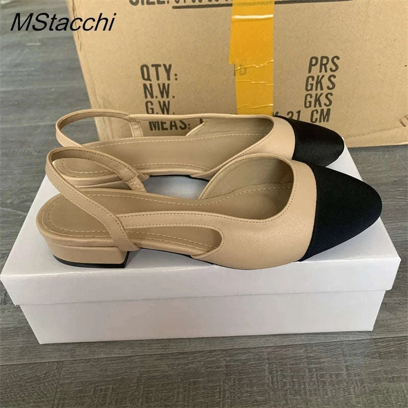 Women Sandals Non-Slip Soft Low Heel Slip-On-black 2cm / 39