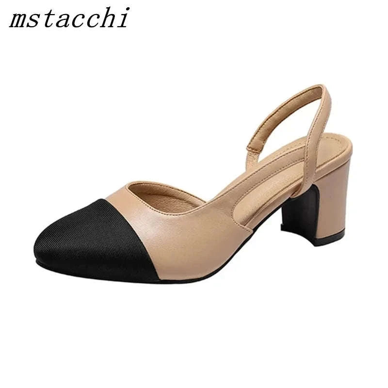 Women Sandals Non-Slip Soft Low Heel Slip-On-black 2cm / 39