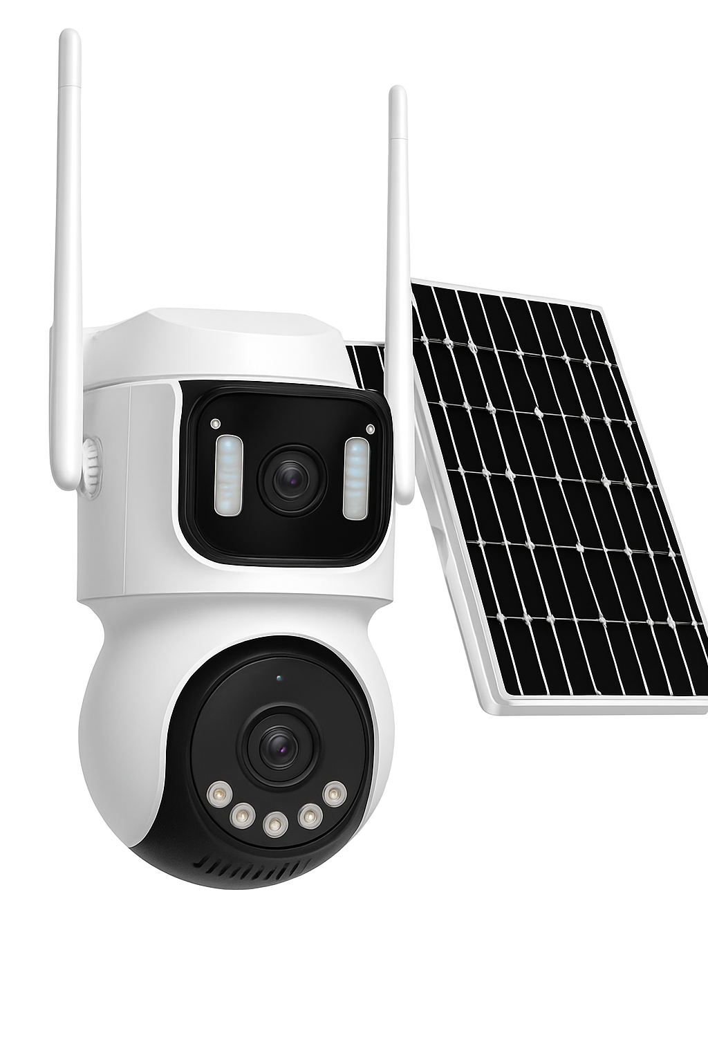 4G Solar Outdoor Security Camera with Battery, PTZ, Auto Tracking