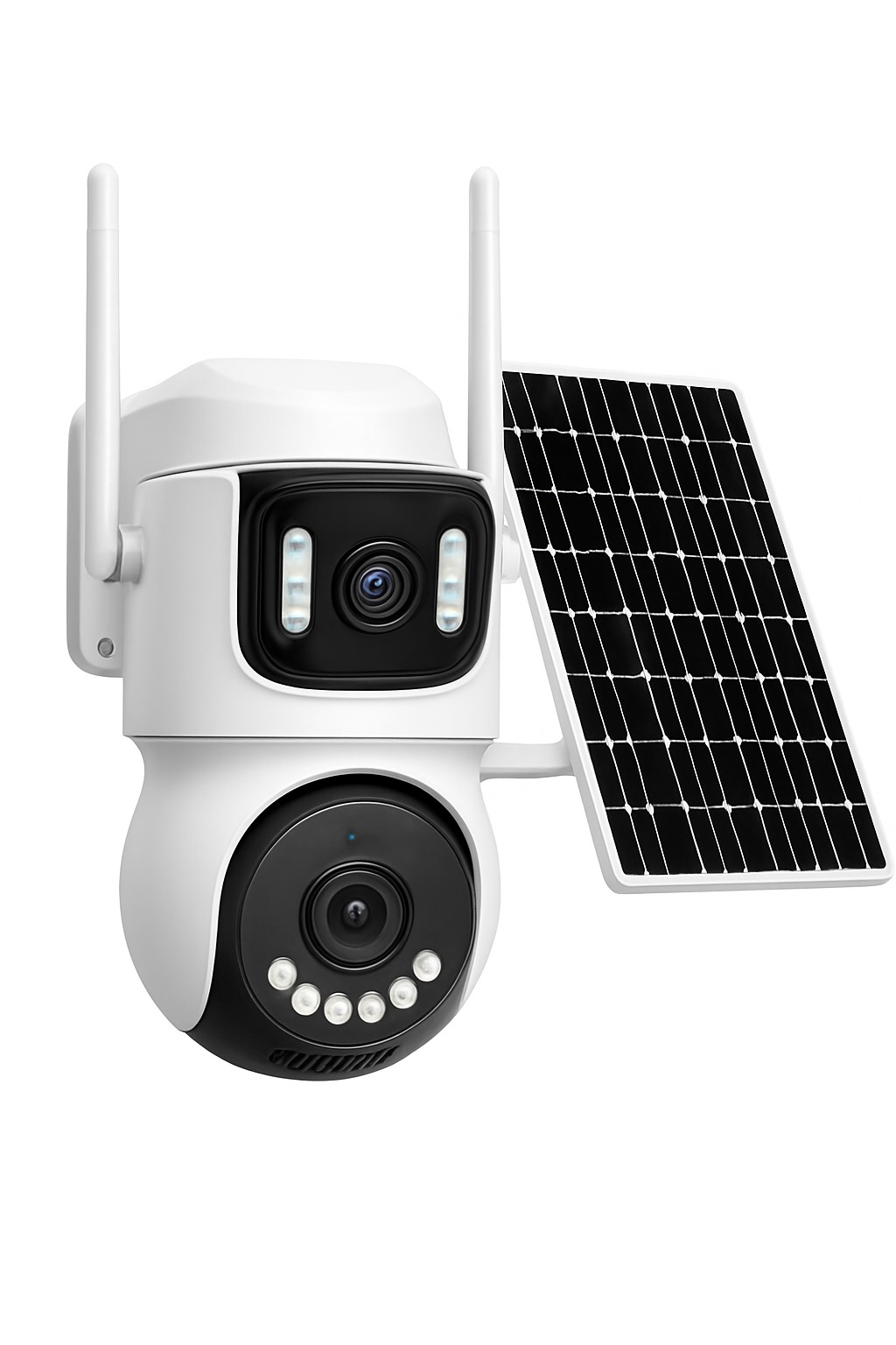 4G Solar Outdoor Wireless Security Camera with PTZ, Auto Tracking and 24/7 Recording