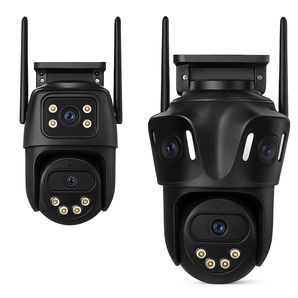 Outdoor WiFi PTZ Camera with Auto Tracking and Color Night Vision
