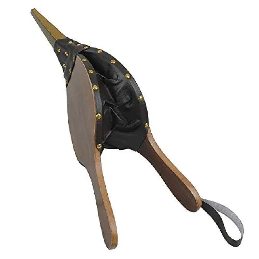 Wood Fireplace Bellows 15" Hand Air Blower for Fire Starting-United States / Brown
