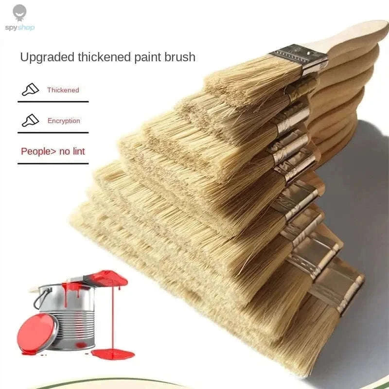 Wooden Paint Brush Set for Smooth, Even Painting-6inch / 5Pcs