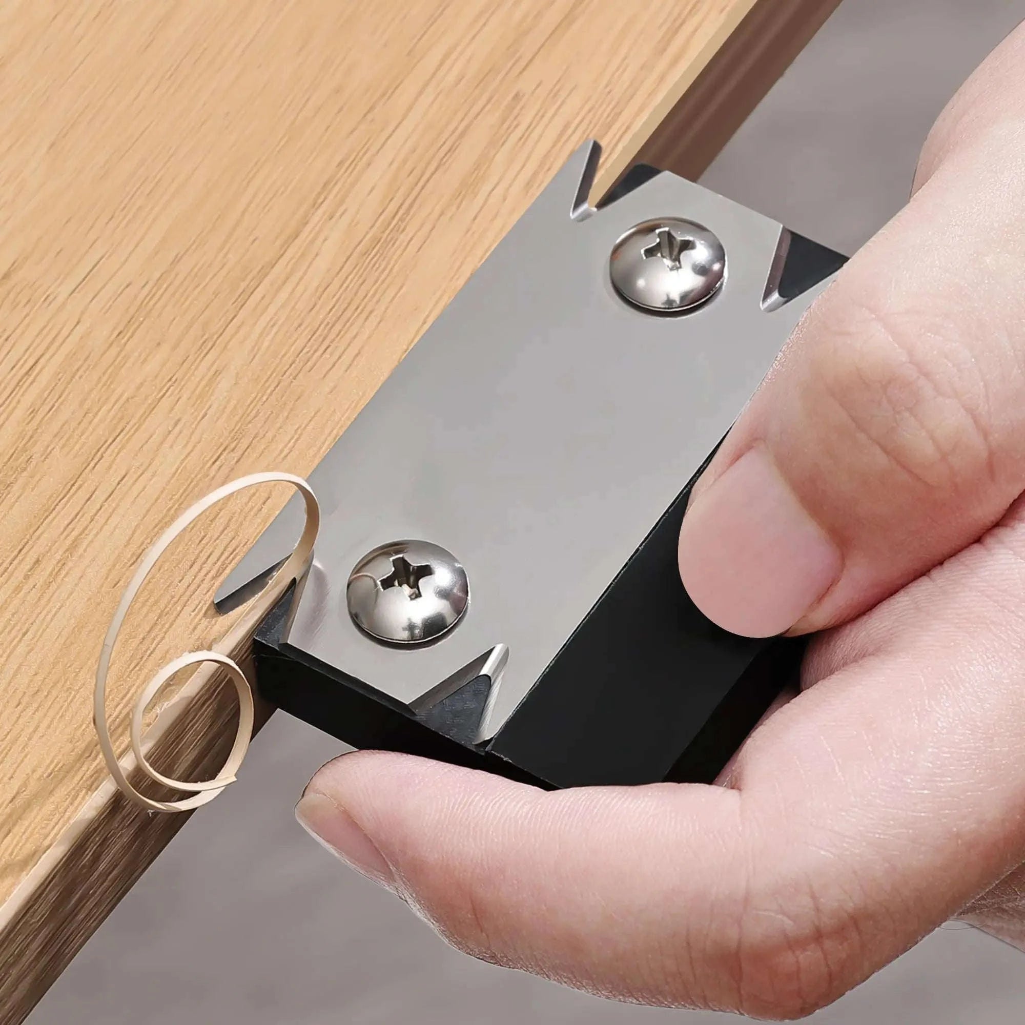 Woodworking Edge Trimmer Chamfering Tool-Black-1PC