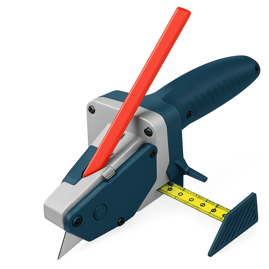 Woodworking Gypsum Board Cutting Tool with Built-In Tape Measure-10 Pcs blade