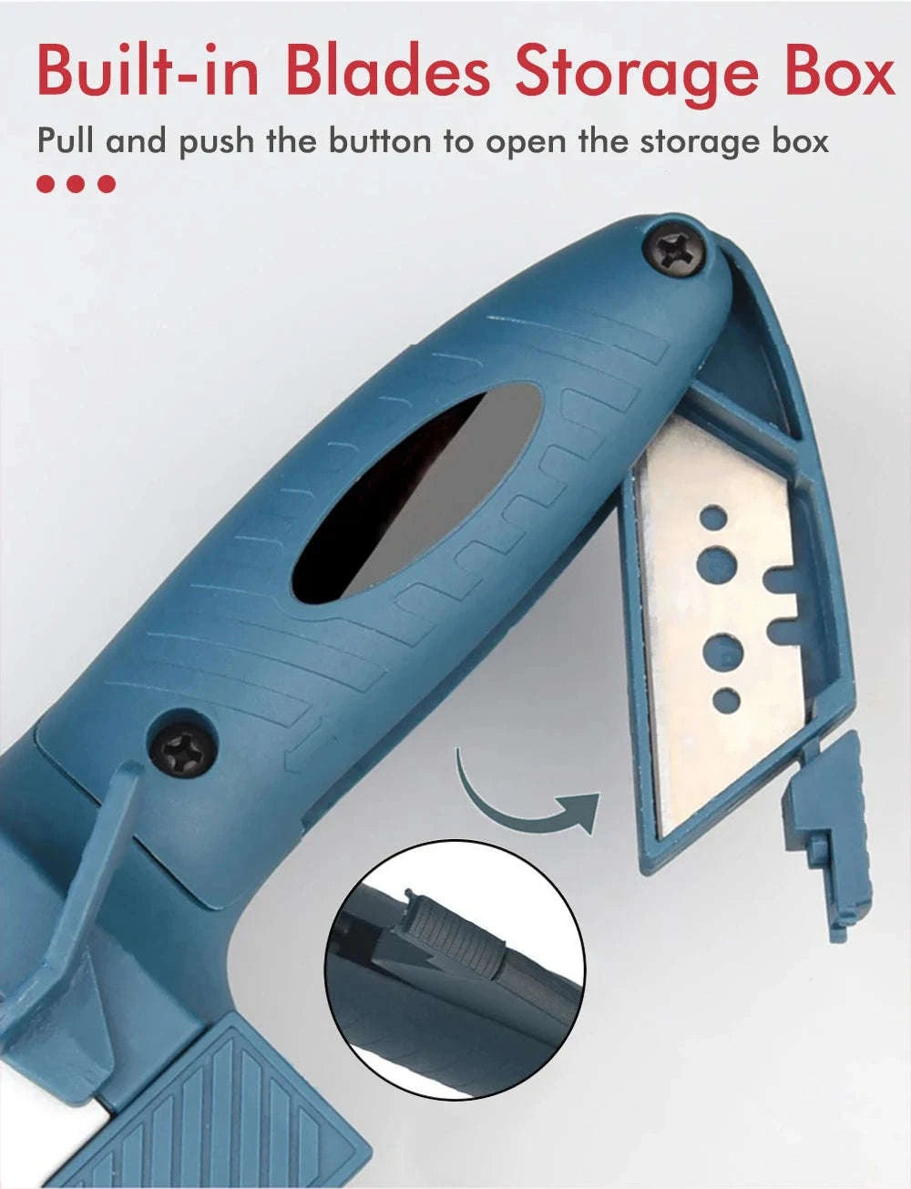 Woodworking Gypsum Board Cutting Tool with Built‑In Tape Measure-10 Pcs blade