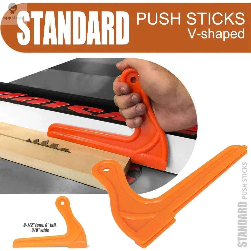 Woodworking Push Block Safety Handle for Safer, Controlled Cuts-orange D