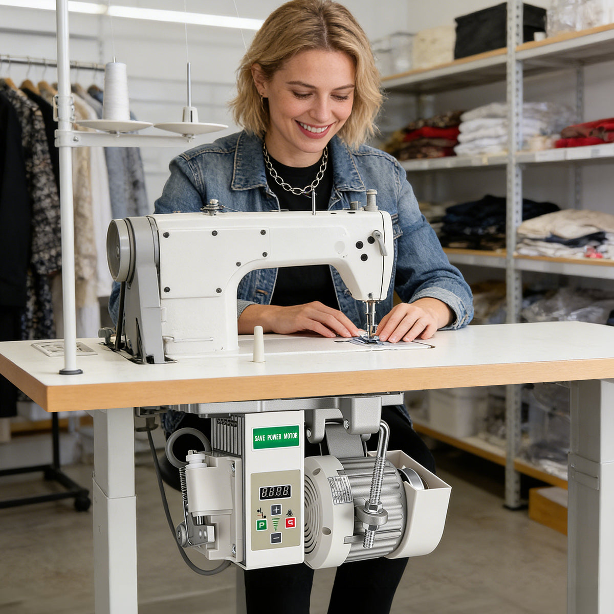Industrial Sewing Machine Servo Motor with Speed Control