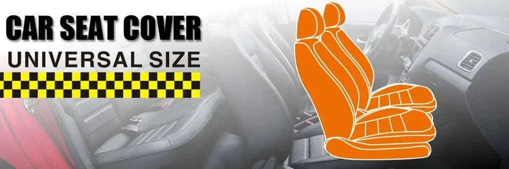 Wrapped Full Surround Car Seat Cover-1 pc black rear