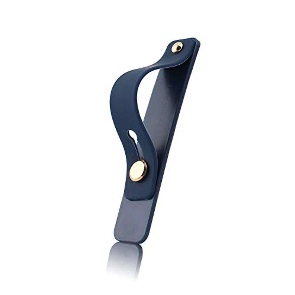 Wrist Band Finger Grip Mobile Phone Holder Stand-Pink