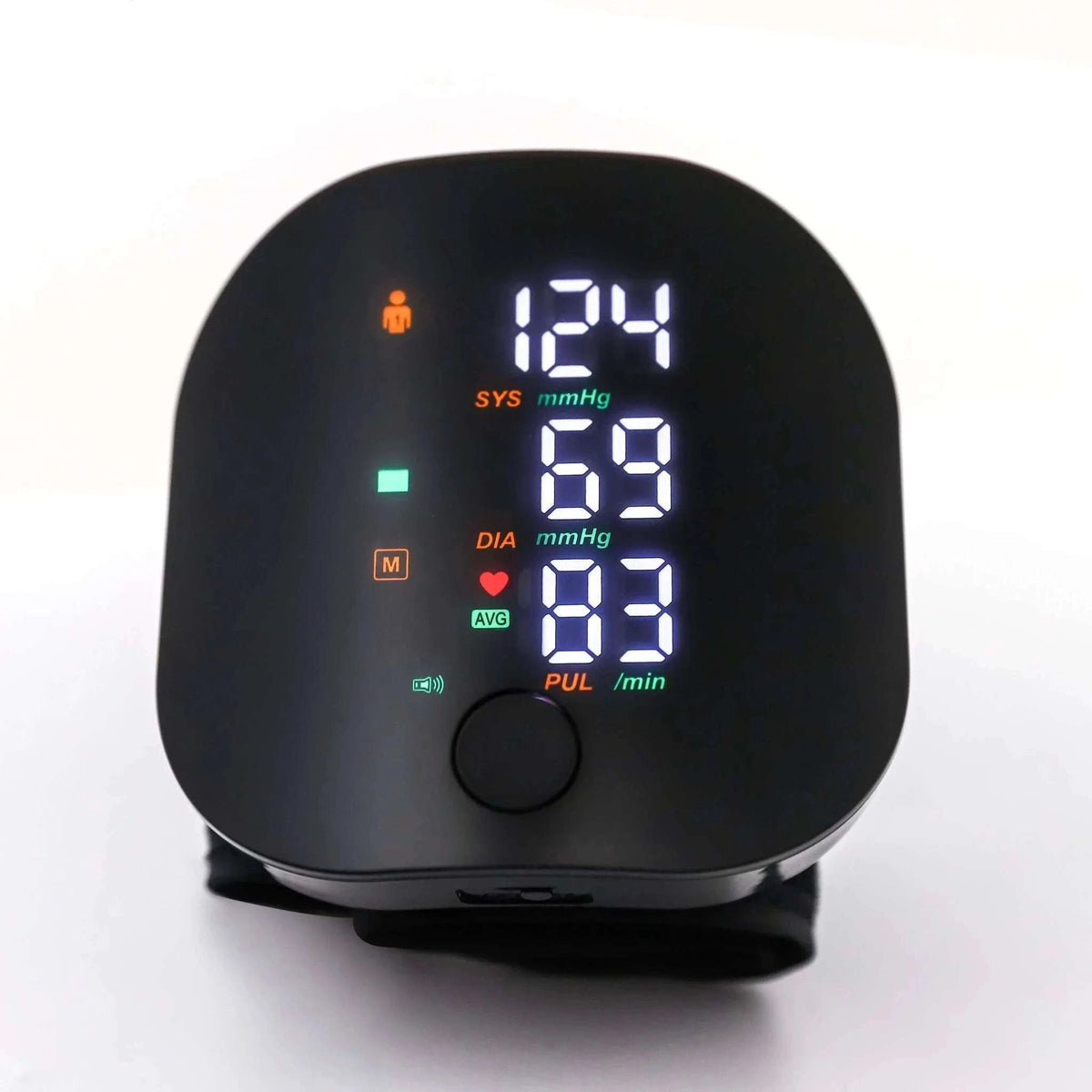 Wrist Blood Pressure Monitor with LED Display and Voice Prompt-Russian Voice