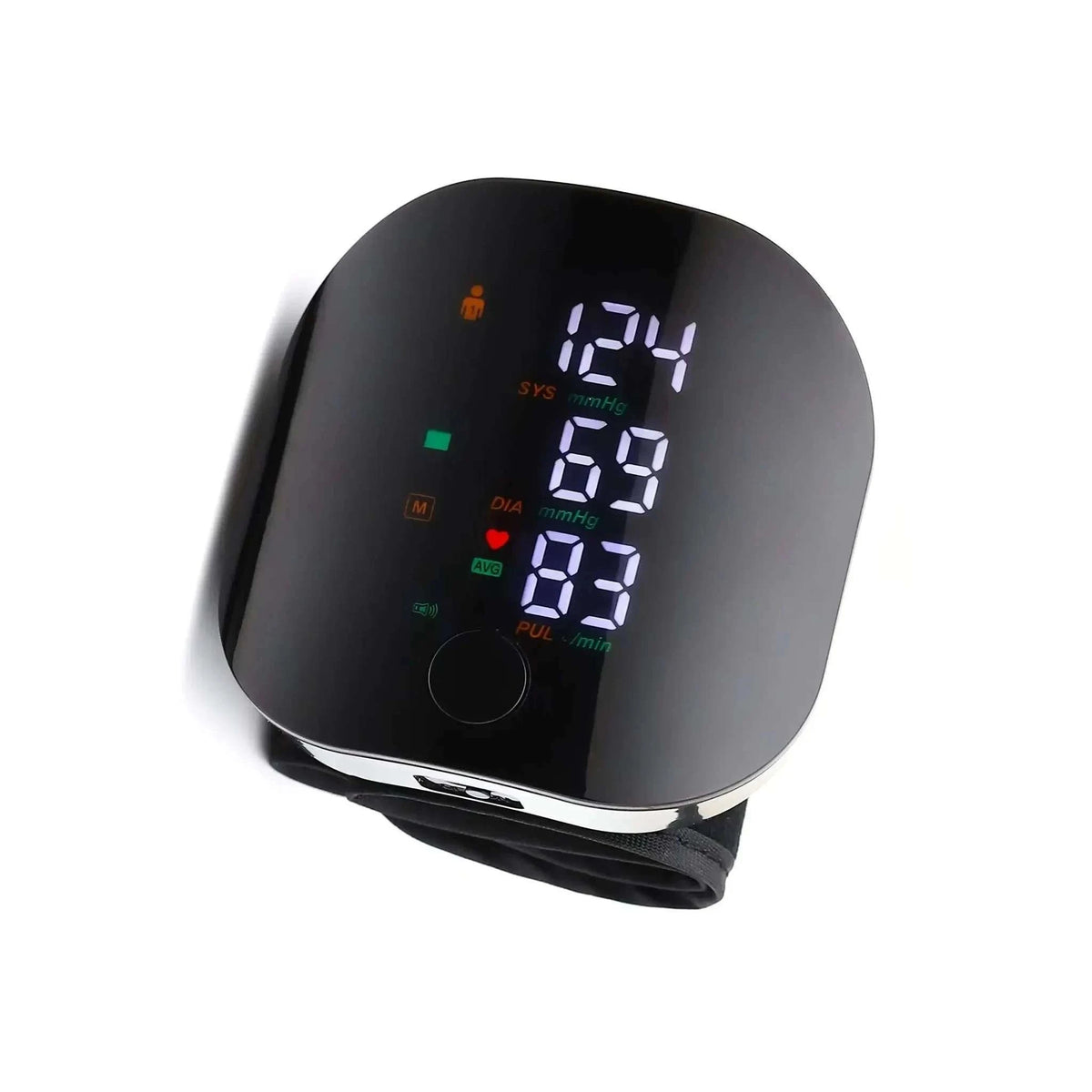 Wrist Blood Pressure Monitor with LED Display and Voice Prompt-Russian Voice
