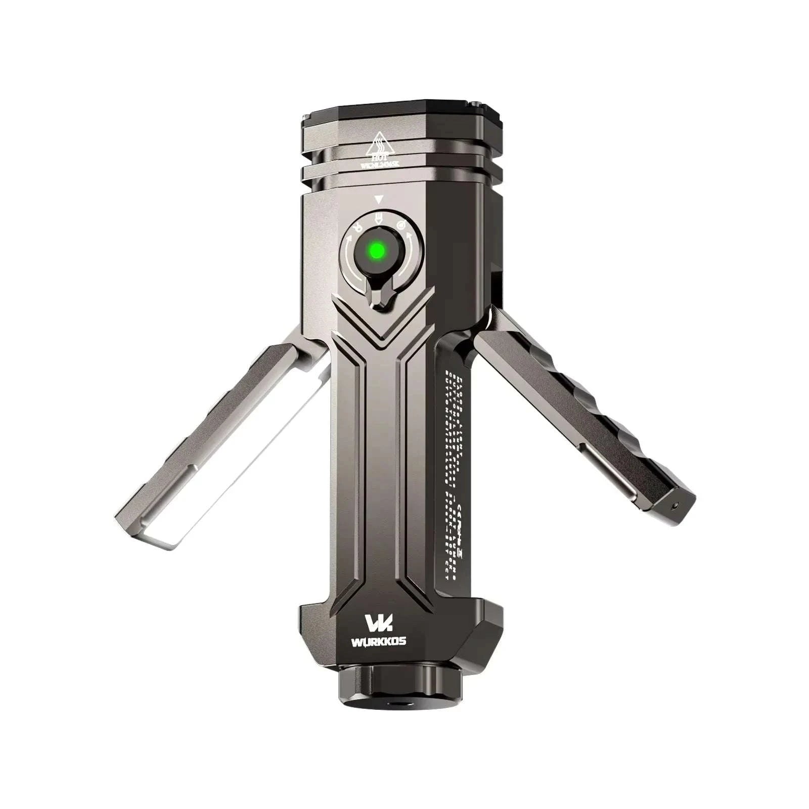 Wurkkos HD02 LED Camping Light with UV, Green Beam & Magnetic Mount-Starry Night Gray / United States