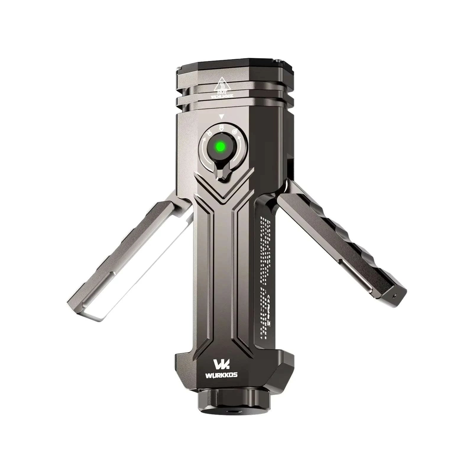 Wurkkos HD02 LED Camping Light with UV, Green Beam & Magnetic Mount-Starry Night Gray / United States