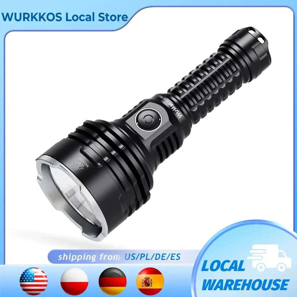 Wurkkos TS30S Pro 6000lm Tactical Flashlight 1086m USB-C Power Bank-5700K / Poland