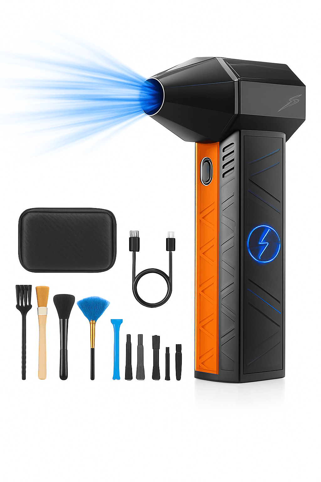 X3Pro Handheld Mini Turbo Jet Fan for Fast Dust Removal-X3PRO - Orange / CHINA