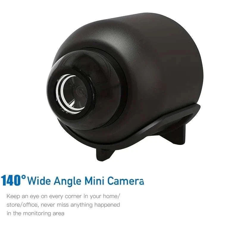 X5 Mini Camera with 1080P Night Vision and Motion Detection-Black