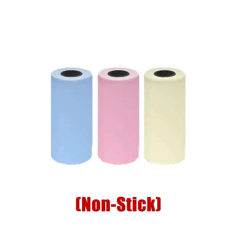 X6 Mini Thermal Printer for Portable Inkless Label & Photo Printing-Pink-set 5