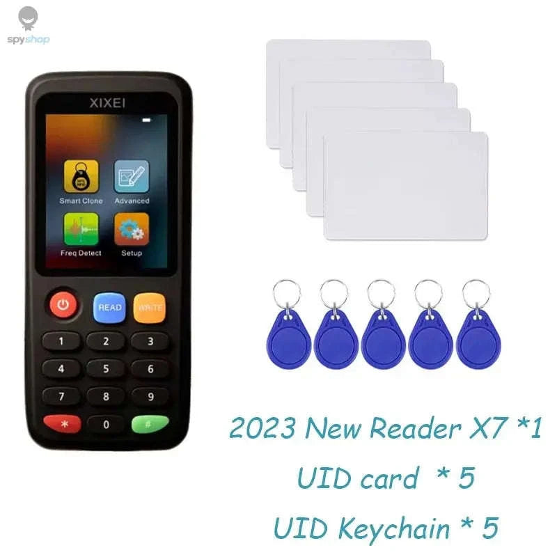 X7 Smart RFID Card Reader – Multifrequency Cloning, Decryption & Programming-Package 1