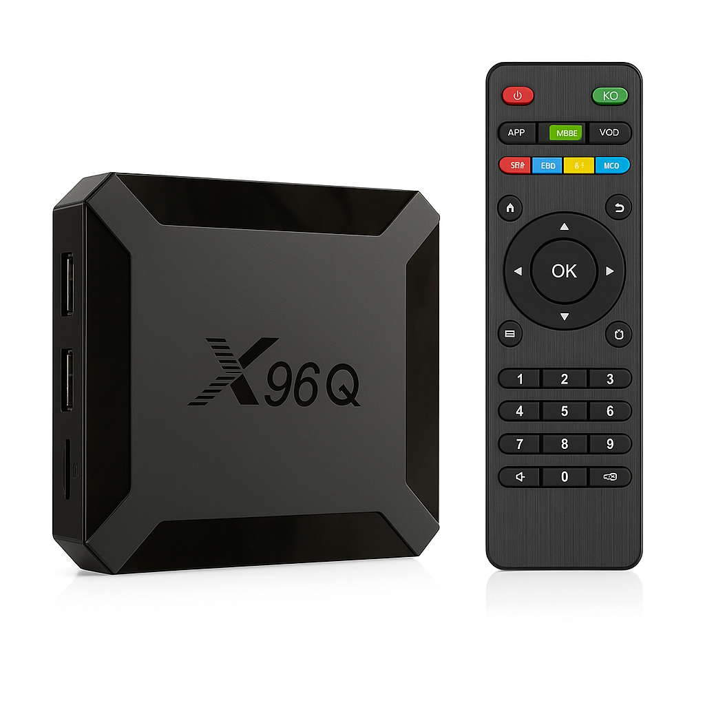 X96Q Smart TV Box Allwinner H313 Android 10.0 TV box 2GB RAM 16GB ROM 4K 60fps H.265 HEVC mediálny prehrávač 2.4G WiFi 1000M LAN USB mediálne streamovanie Set-top box