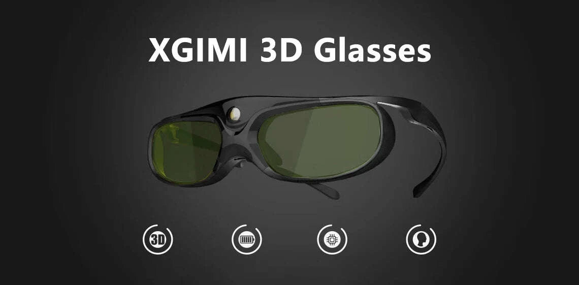 XGIMI DLP-Link Active 3D Glasses for Projectors with Built-in Battery-Default Title
