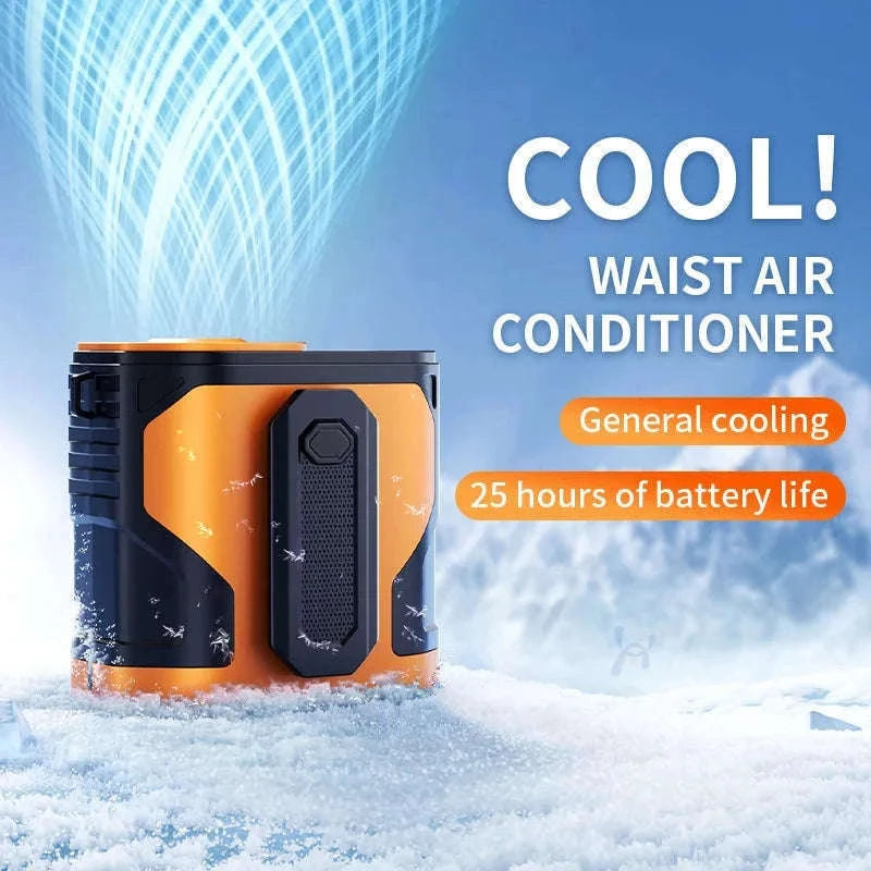 Xiaomi 2025 Portable Waist-Hanging Fan for Hands-Free Cooling-Gray