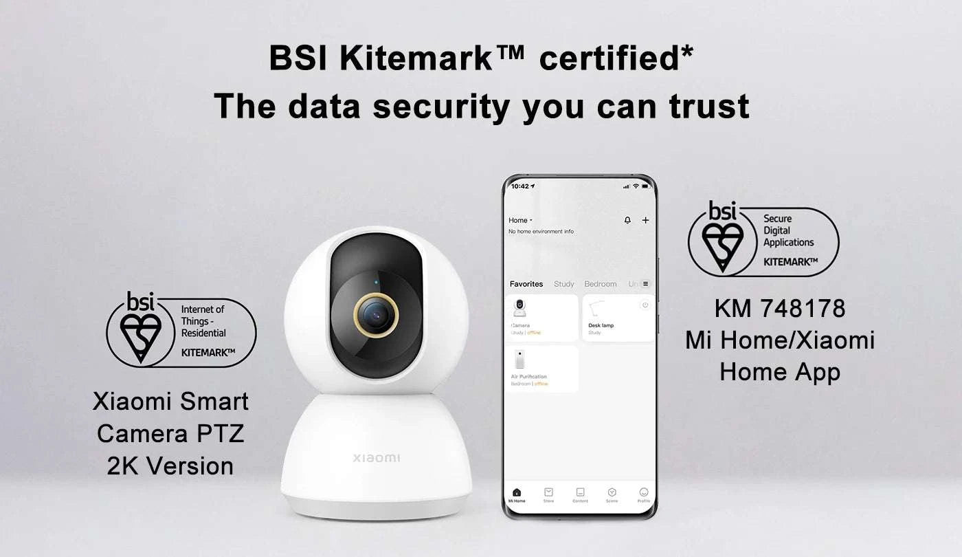 Xiaomi 2K Indoor Smart Camera 360° WiFi Baby Monitor Security Cam-Add AU Adapter