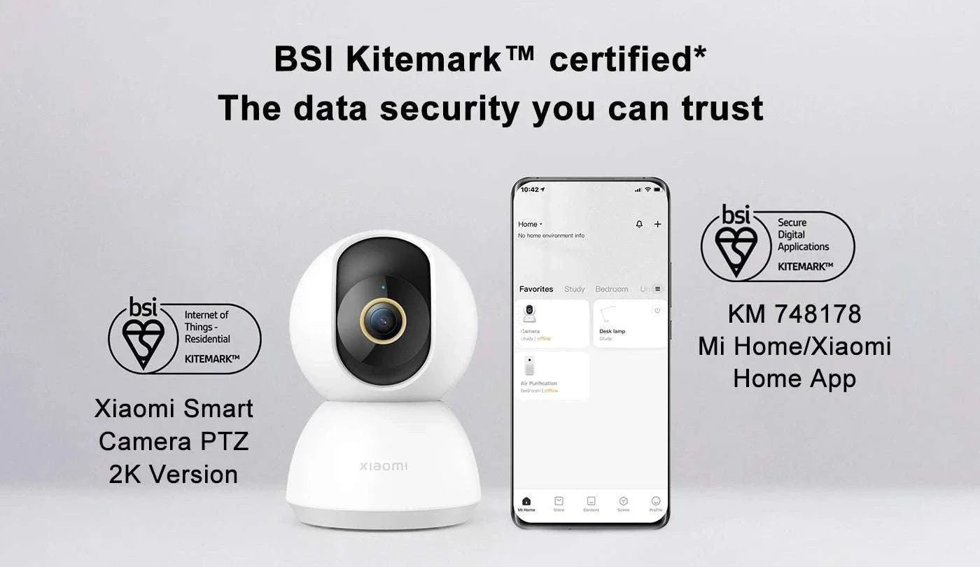 Xiaomi 2K Indoor Smart Camera 360° WiFi Baby Monitor Security Cam-Add AU Adapter
