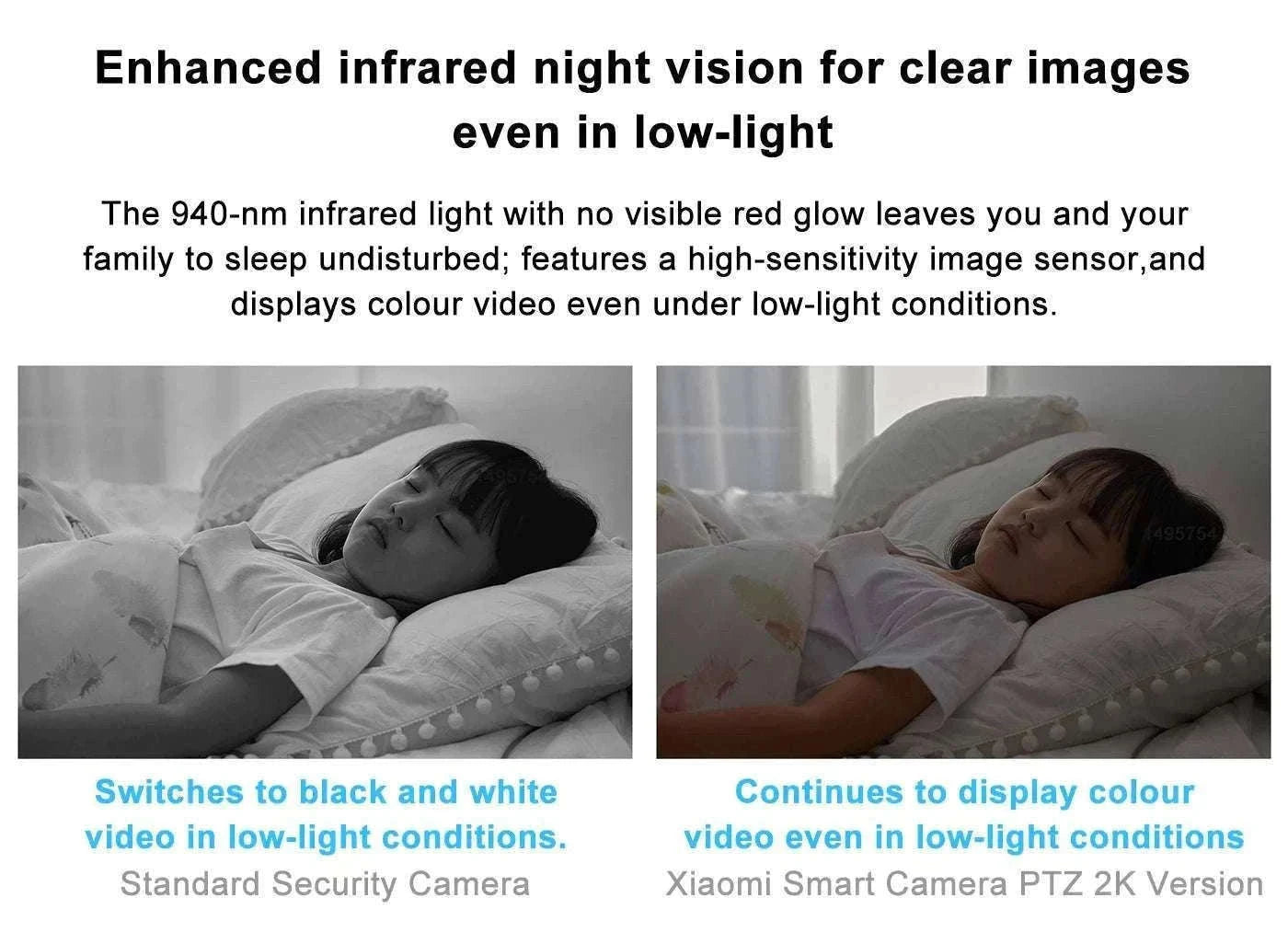 Xiaomi 2K Indoor Smart Camera 360° WiFi Baby Monitor Security Cam-Add AU Adapter