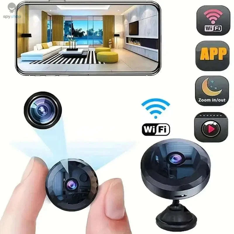 Xiaomi A11 Mini Wireless Security Camera – Compact 1080P Monitoring with Magnetic Mount-Camera and 128GB