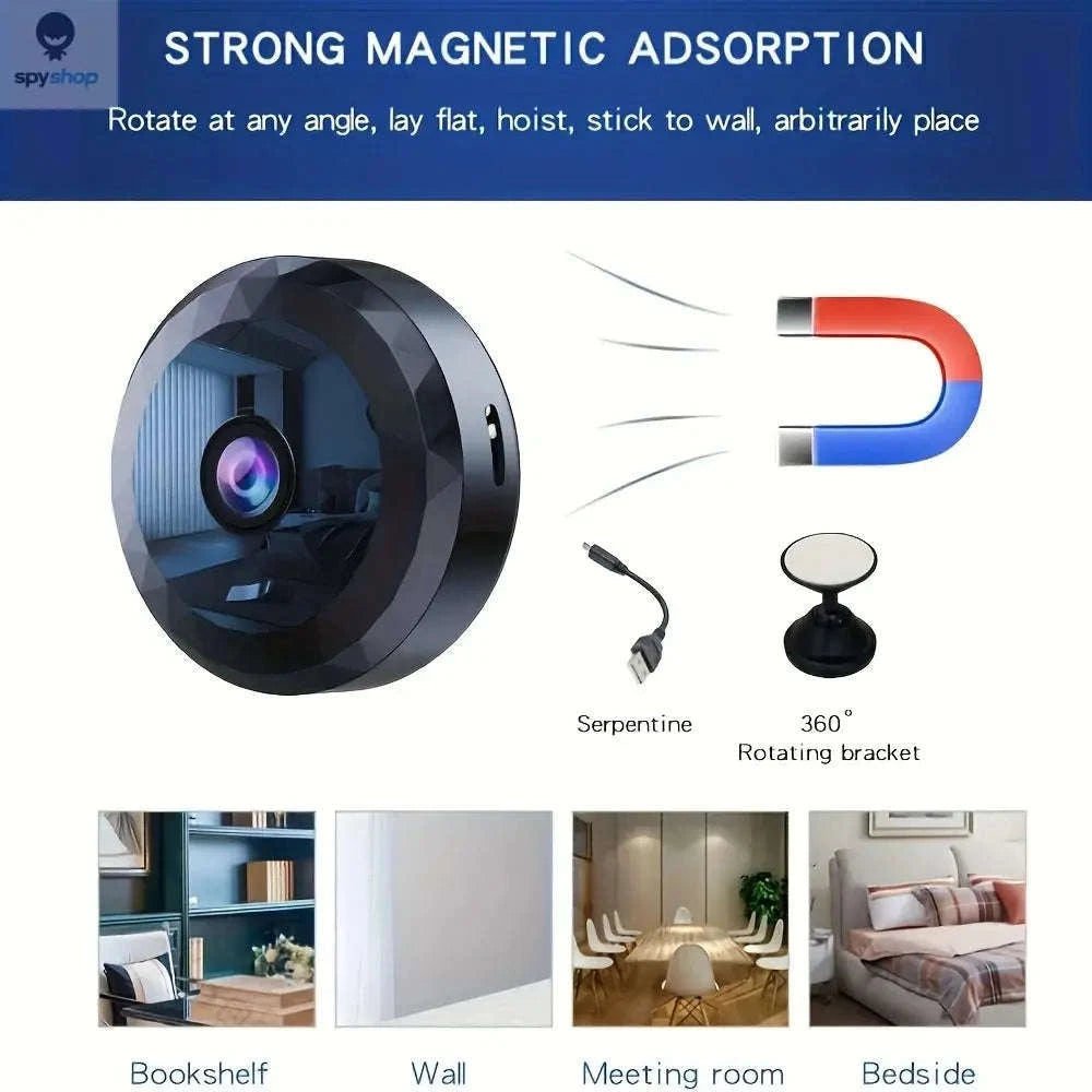 Xiaomi A11 Mini Wireless Security Camera – Compact 1080P Monitoring with Magnetic Mount-Camera and 128GB