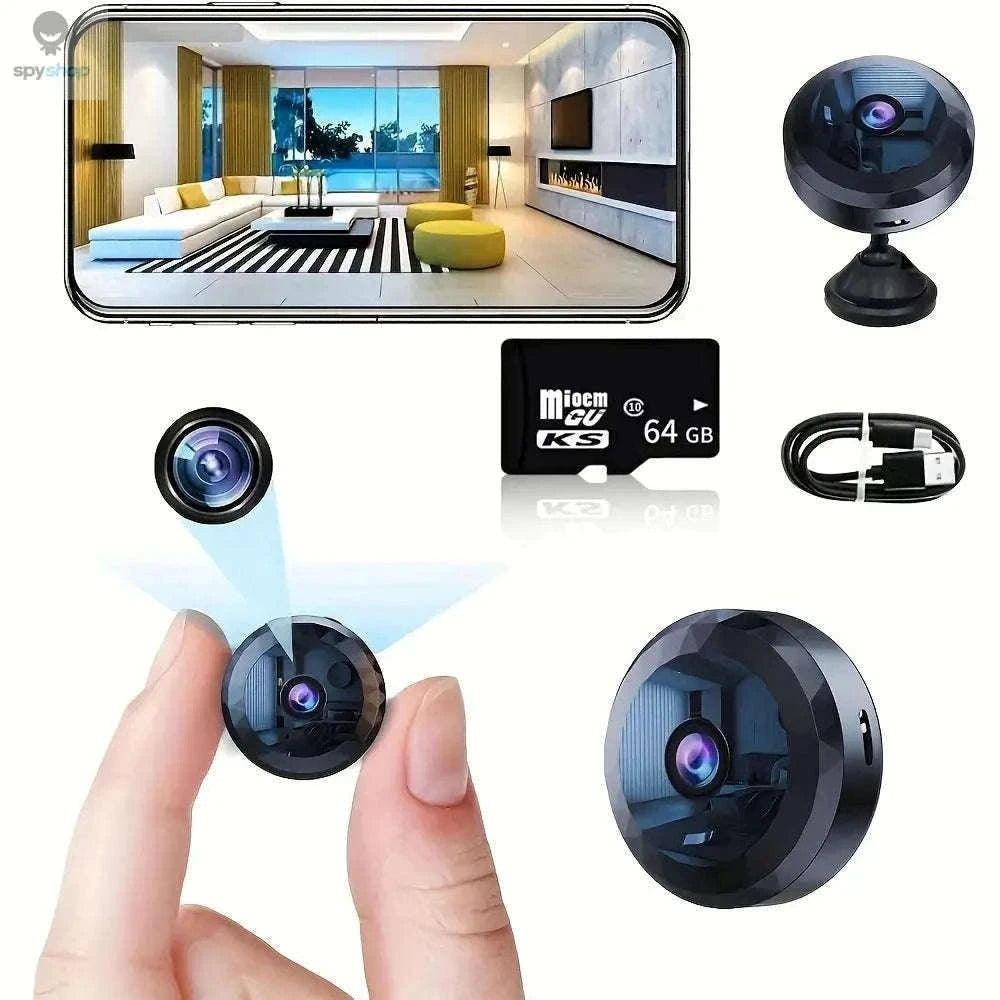 Xiaomi A11 Mini Wireless Security Camera with Magnetic Mount-Camera and 64GB