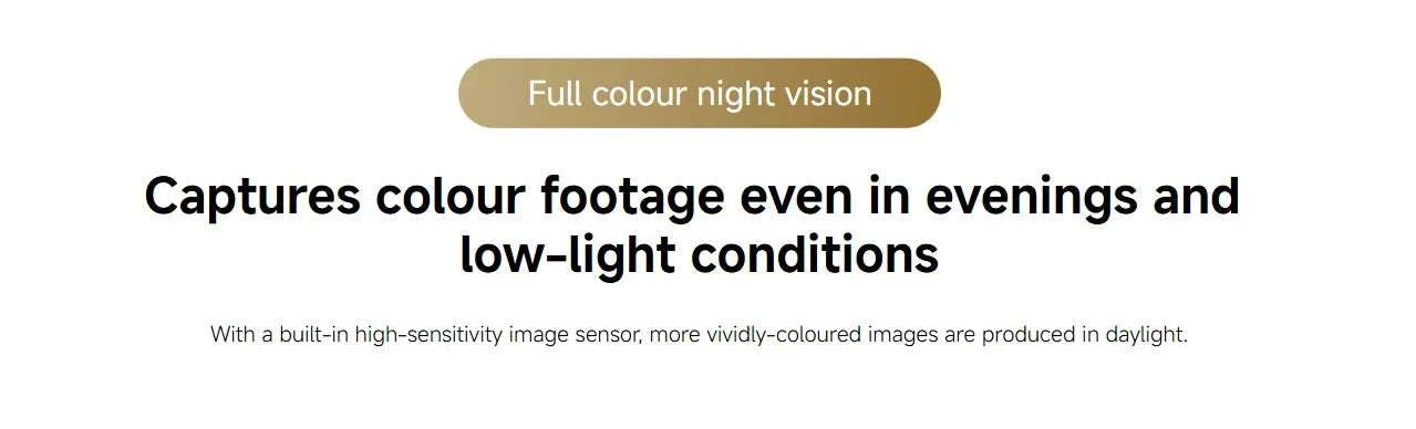 Xiaomi C300 Dual Lens Smart Camera 360° AI WiFi 6 Home Security-Add UK Adapter