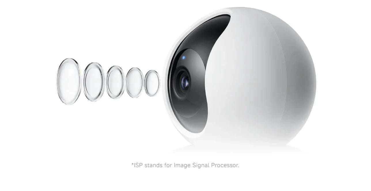 Xiaomi C300 Dual Lens Smart Camera 360° AI WiFi 6 Home Security-Add UK Adapter
