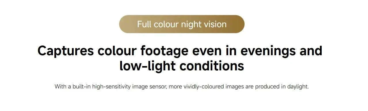 Xiaomi C300 Dual Lens Smart Camera 360° AI WiFi 6 Home Security-Add UK Adapter