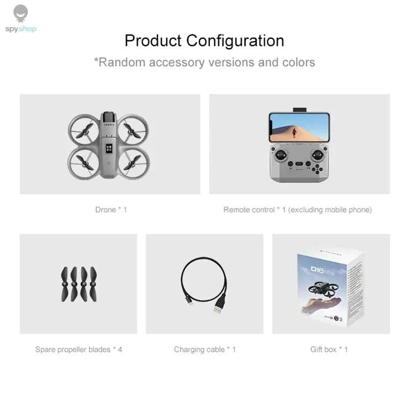 Xiaomi D16 Mini Drone-Grey-8K HD-B1