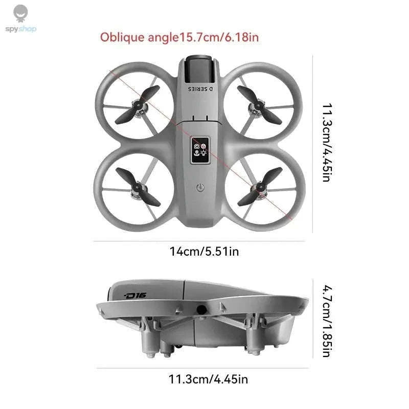 Xiaomi D16 Mini Drone with 8K Aerial Capture-Grey-8K HD-B1