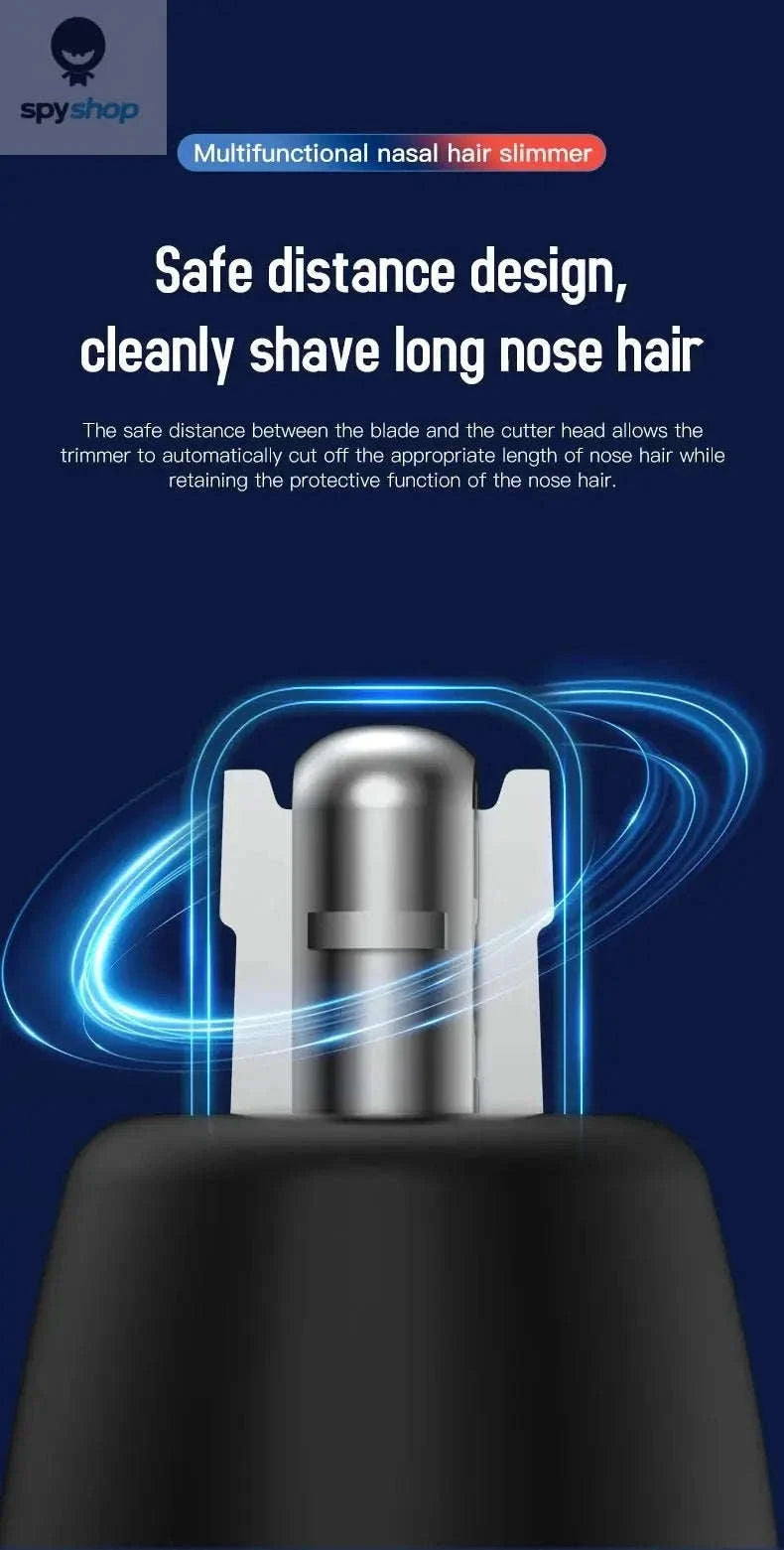 Xiaomi Electric Nose Hair Trimmer – Type‑C Rechargeable Wet/Dry Grooming-Silver