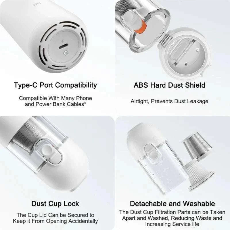 Xiaomi Handheld Vacuum Cleaner 13KPa Cordless for Home & Car-XIAOMI Vacuum Cleane