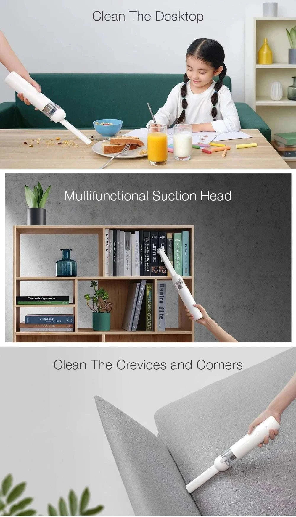 Xiaomi Handheld Vacuum Cleaner 13KPa Cordless for Home & Car-XIAOMI Vacuum Cleane