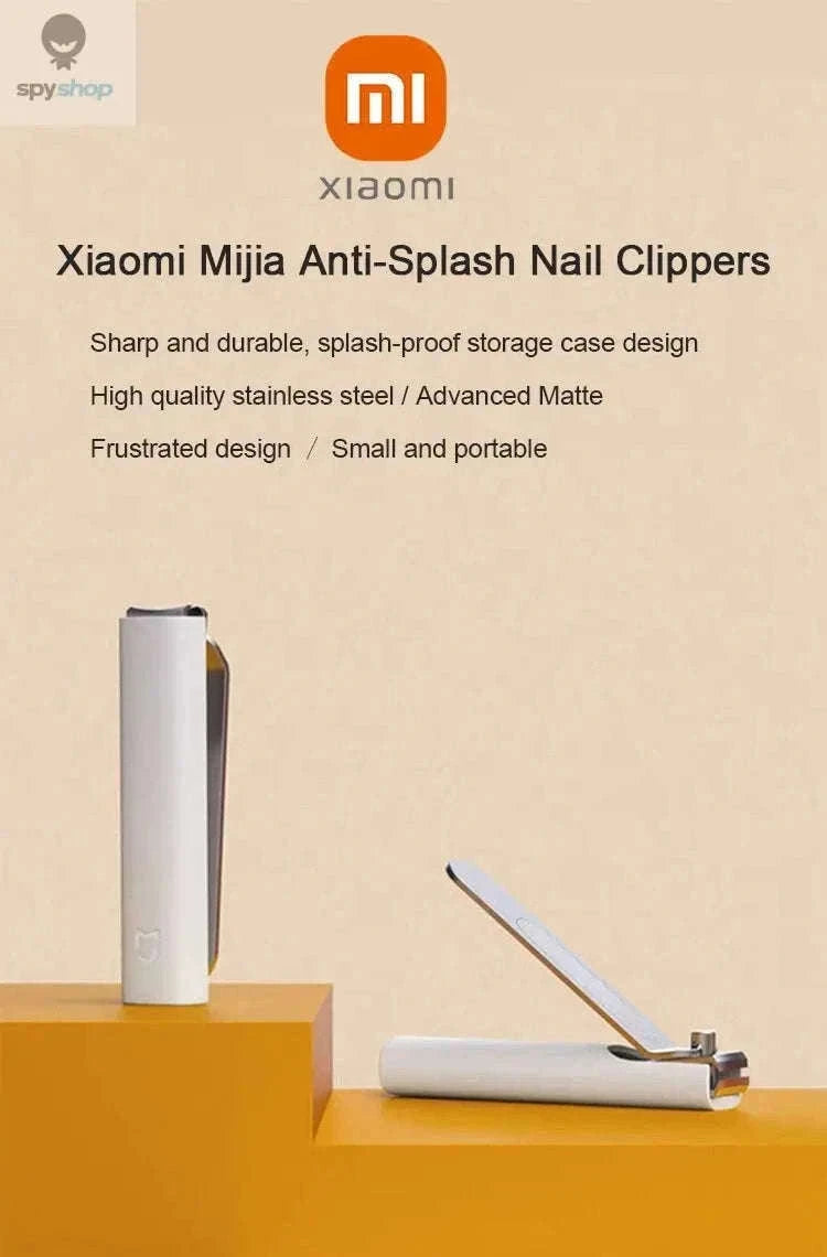 Xiaomi Mijia Anti-Splash Nail Clipper with Storage Case-Default Title