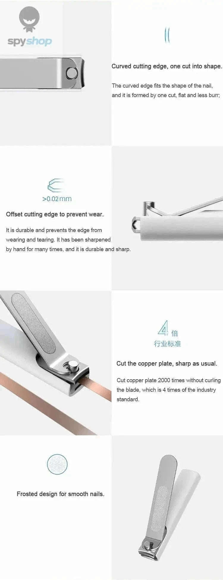 Xiaomi Mijia Anti-Splash Nail Clipper with Storage Case-Default Title