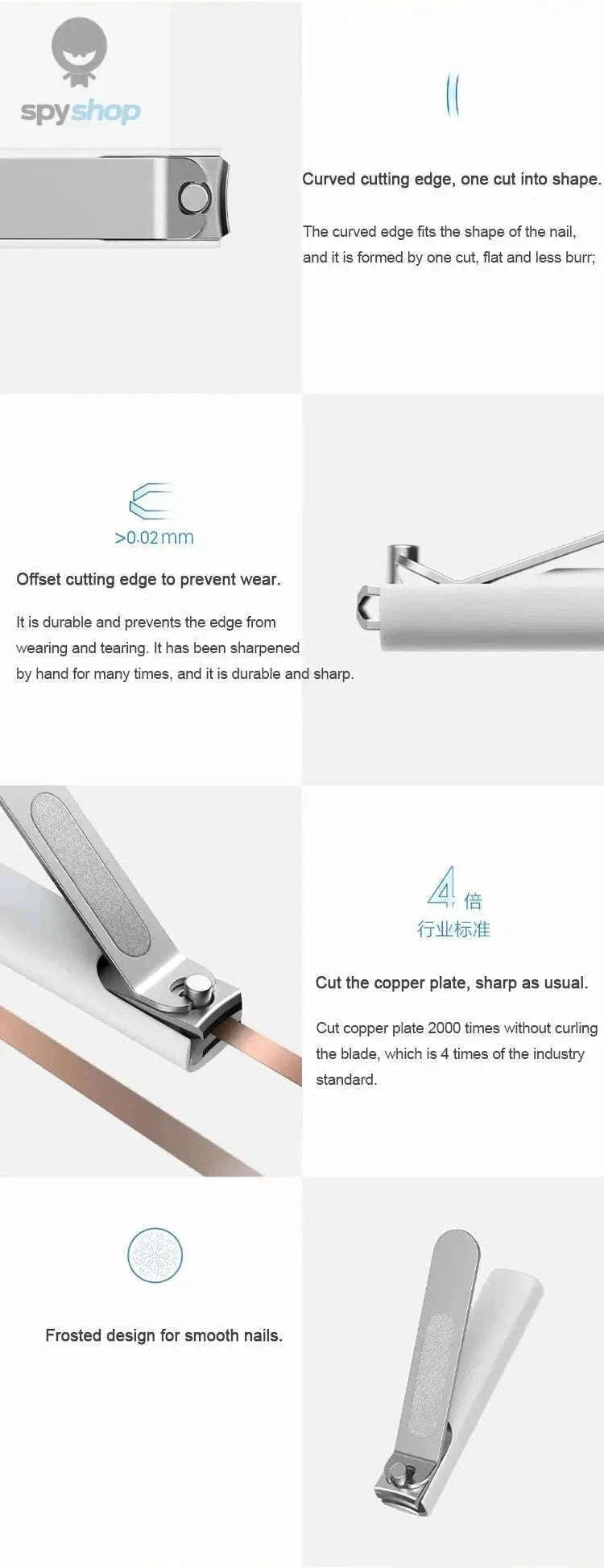 Xiaomi Mijia Anti-Splash Nail Clipper with Storage Case-Default Title