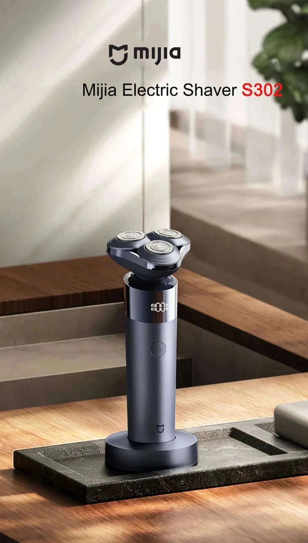 Xiaomi Mijia S302 Electric Shaver for Men 360° Floating Wet Dry-Mijia S302 / China Mainland