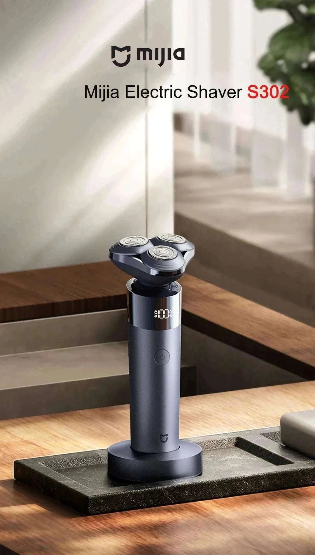 Xiaomi Mijia S302 Electric Shaver for Men 360° Floating Wet Dry-Mijia S302 / China Mainland