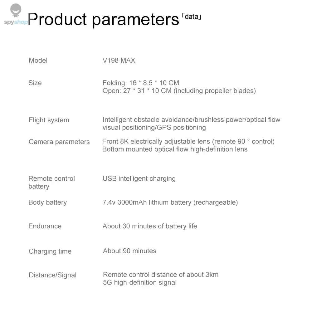 Xiaomi Mijia V198MAX Drone 8K Professional FPV Quadcopter-Normal-8K-Battery1