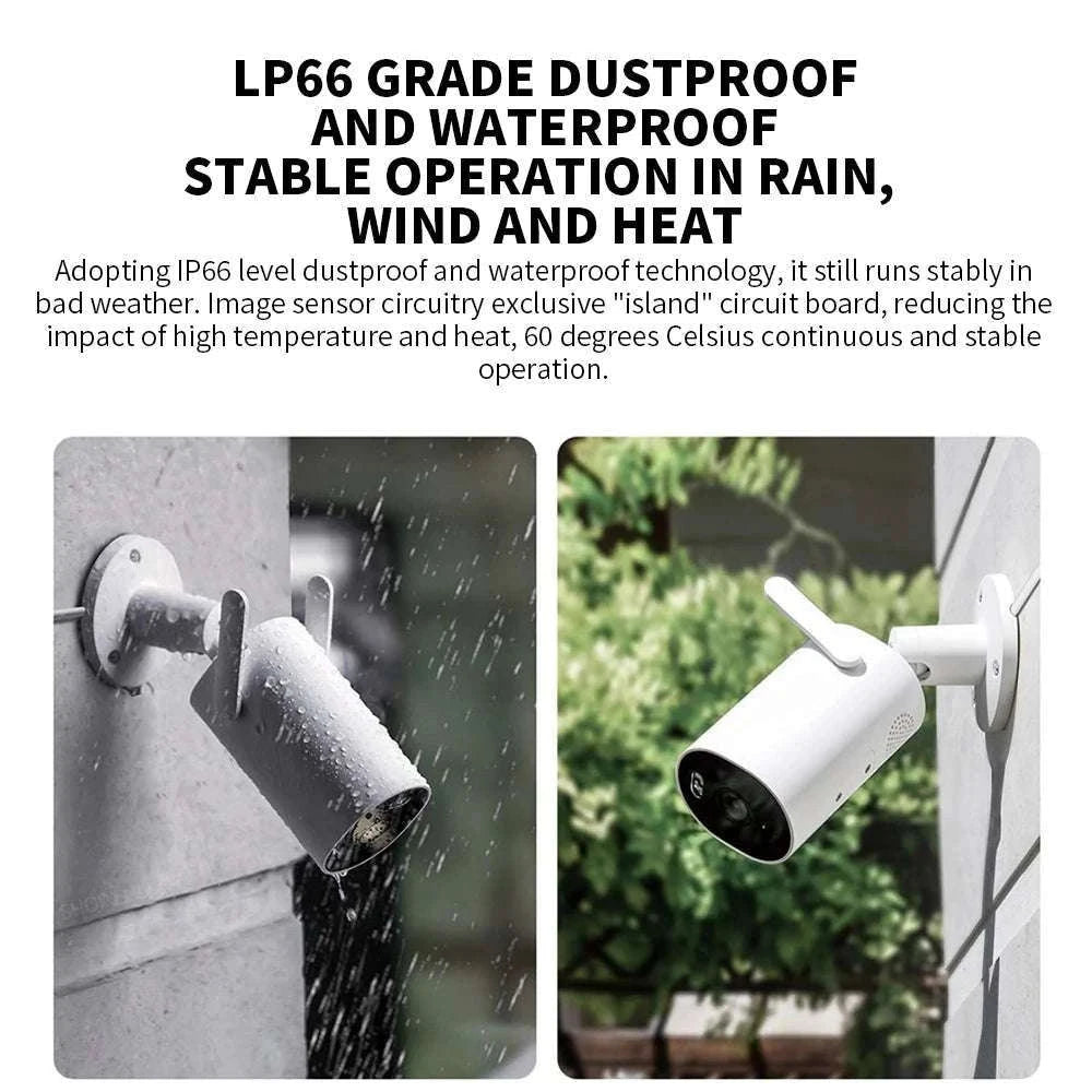 Xiaomi Outdoor Camera AW300 2K WiFi Security Cam Night Vision IP66-Chinese Version / US Plug