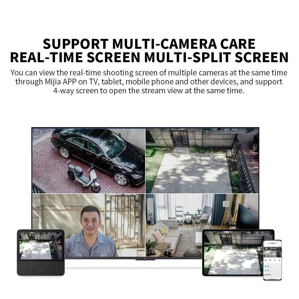 Xiaomi Outdoor Camera AW300 2K WiFi Security Cam Night Vision IP66-Chinese Version / US Plug