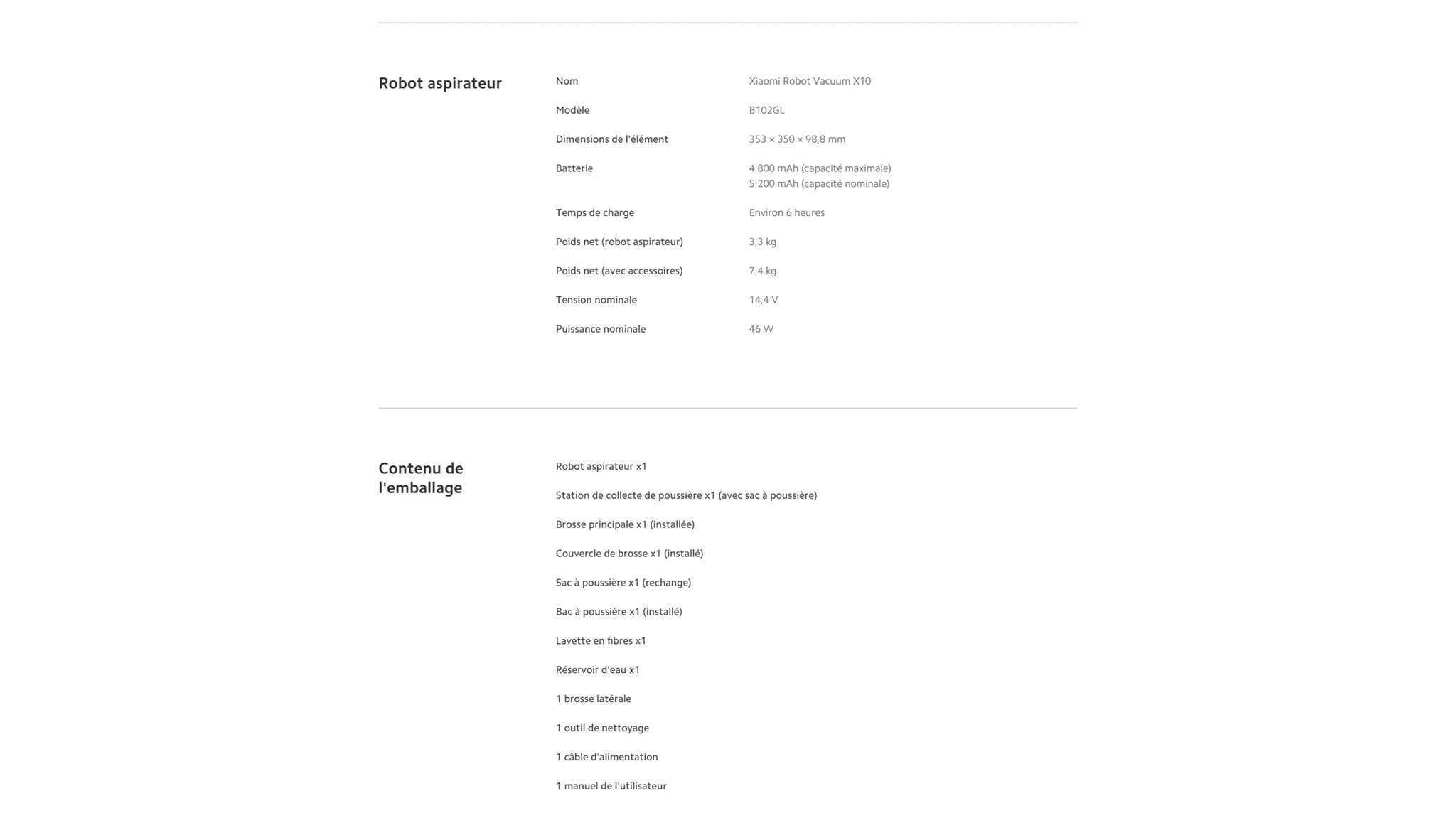 Xiaomi Robot Vacuum X10 EU White – Smart, Powerful Home Cleaning-Default Title