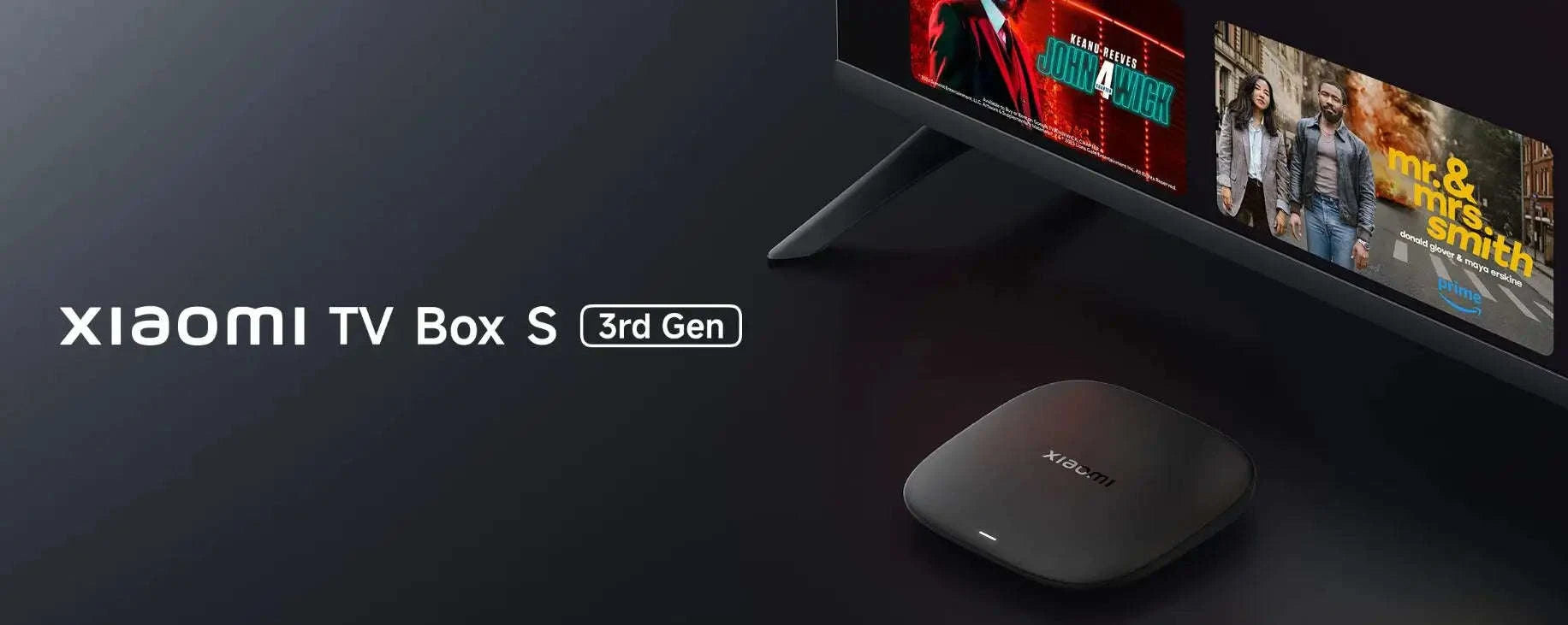 Xiaomi TV Box S 3rd Gen 4K Google TV Streaming Box-Xiaomi TV Box S (3rd Gen) / EU Plug / spain